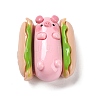 Opaque Resin Cute Pig Imitation Food Decoden Cabochons CRES-M016-01A-1