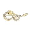Alloy Crystal Rhinestone Brooches JEWB-C041-01LG-1