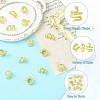 15Pcs 3 Styles Brass Spacer Beads KK-CJ0003-54-3