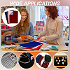 24Pcs 6 Colors Jewelry Flocking Cloth DIY-BC0013-25E-6