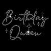 Word Birthday Queen Glass Hotfix Rhinestone DIY-WH0303-094-1