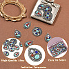 12Pcs 3 Styles Alloy with Dyed Synthetic Turquoise Pendants FIND-SZ0019-79-4
