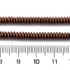 Electroplated Non-magnetic Hematite Beads Strands G-P571-B01-01C-4