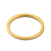 Ion Plating(IP) 304 Stainless Steel Simple Plain Band Finger Ring for Women Men RJEW-F152-05G-G-2