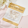 10Pcs Half Round Brass Ear Cuff Findings KK-BBC0022-47-6