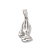 304 Stainless Steel Pendants STAS-G378-01P-1