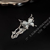 Alloy Butterfly Alligator Hair Clips PW-WG4BBCD-01-3