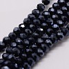 Electroplate Glass Bead Strands X-GLAA-K016-2x3mm-10PL-1