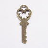 Alloy Key Pendants X-EA10901Y-AB-3