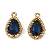 Ion Plating(IP) 304 Stainless Steel Micro Pave Cubic Zirconia Charms STAS-K256-20G-05-1