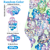 30Pcs Transparent Acrylic European Beads OACR-SC0002-72-2