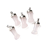 Natural Rose Quartz Pendants G-K322-01F-P-01-1