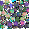 72Pcs 4 Colors Two Tone Glass Beads GLAA-PA0001-01-6