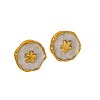 304 Stainless Steel Flower Stud Earrings IK8478-2-2