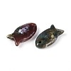Natural Indian Agate Pendants G-N342-106E-2