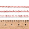 Cherry Quartz Glass Beads Strands G-Z116-A09-2mm-5
