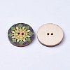 Printed Wooden Buttons WOOD-TAC0003-02D-2