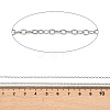 Non-Tarnish 304 Stainless Steel Cable Chain Necklaces NJEW-M176-14-A-2