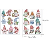 Christmas Themed DIY Diamond Painting Stickers Kits PW-WG27080-01-1