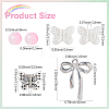 DIY Bowknot flower Bracelets Making Kits DIY-SC0029-55-3
