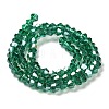 Transparent Electroplate Glass Beads Strands LS-EGLA-A039-T4mm-B10-2