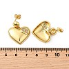 Rack Plating Brass Micro Pave Clear Cubic Zirconia Dangle Earrrings EJEW-L097-27G-3