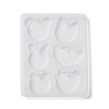 Rabbit/Dragon/Cat Pendant DIY Silhouette Silicone Mold DIY-K073-09B-2