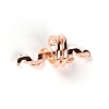 Zinc Alloy Hair Braiding Rings Beads PALLOY-WH0083-29RG-2