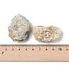 9Pcs Electroplate Natural Citrine Cluster Display Decorations G-H084-01A-4
