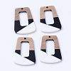 Resin & Walnut Wood Pendants LS-X-RESI-N025-003A-B02-1