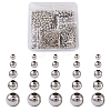 Mega Pet Round 304 Stainless Steel Beads STAS-MP0001-01P-34