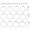 18Pcs 304 Stainless Steel Finger Ring Rhinestone Settings STAS-TA0005-86P-3