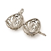Brass Cage Pendants KK-G283-03P-2