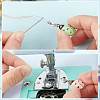 8Pcs 4 Colors Ladybug 304 Stainless Steel Threader DIY-AB00055-3