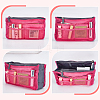 WADORN 2Pcs 2 Colors Purse Multifunctional Organizer Insert FIND-WR0010-69B-3