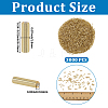 3000Pcs Glass Bugle Beads GLAA-PA0001-85-2