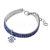 Adjustable 3-Row Alloy Rhinestone Cup Chain Pet Collars PW-WG89856-14-1