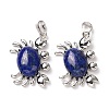 Natural Lapis Lazuli Pendants X-G-D469-01P-15-2