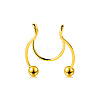 Alloy Clip on Nose Rings for Women Men WG9B8CE-01-1