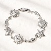 Brass Link Bracelets for Women LS-BJEW-C118-01P-3