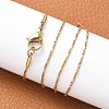 304 Stainless Steel Chain Necklaces X-NJEW-H467-B-01G-4
