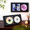 Man-made Board Plastic CD Display Stands ODIS-WH0030-303-4