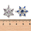 Brass Micro Pave Colorful Cubic Zirconia Pendants KK-C054-01P-3