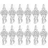 12Pcs Brass Micro Pave Cubic Zirconia Pendants KK-PH0014-34P-1