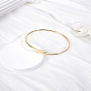 1Pc Alloy Plain Bangles for Women BJEW-LP0004-08G-3