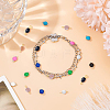 120Pcs 4 Styles Natural Mixed Gemstone Connector Charms FIND-DC0002-76-5
