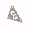Zinc Alloy Box Corner Protectors FIND-WH0058-07-2