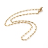 Brass Link Chain Bracelet & Necklace & Anklets Jewelry Sets SJEW-JS01167-2