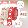 2 Rolls 2 Styles 50% Cotton & 50% Rayon Ribbon OCOR-CY0003-57-6