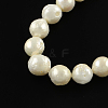 Natural Baroque Pearl Keshi Pearl Beads Strands PEAR-Q004-38-2